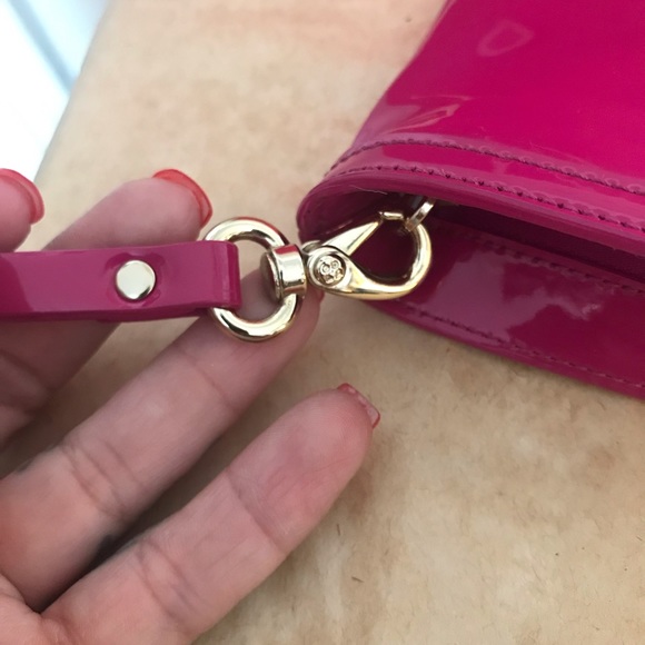 💯 Authentic Kate spade Pink Clutch with Strap - Picture 5 of 8
